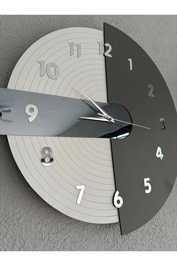 Bozcali 2 Duvar Saati, Rustik Duvar Saati,vintage Saat,ahşap Duvar Saat, Dekoratif Saat, Wall Clock